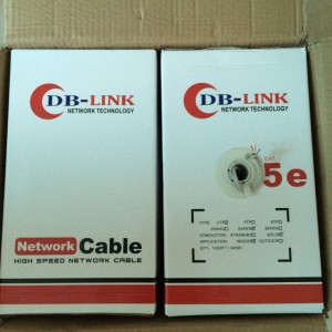 Cable Cat5e DB-LINK Đồng Xịn ( Lõi Chuẩn 0.5 Test Chuẩn Fluke PVC ) Cuộn 305m